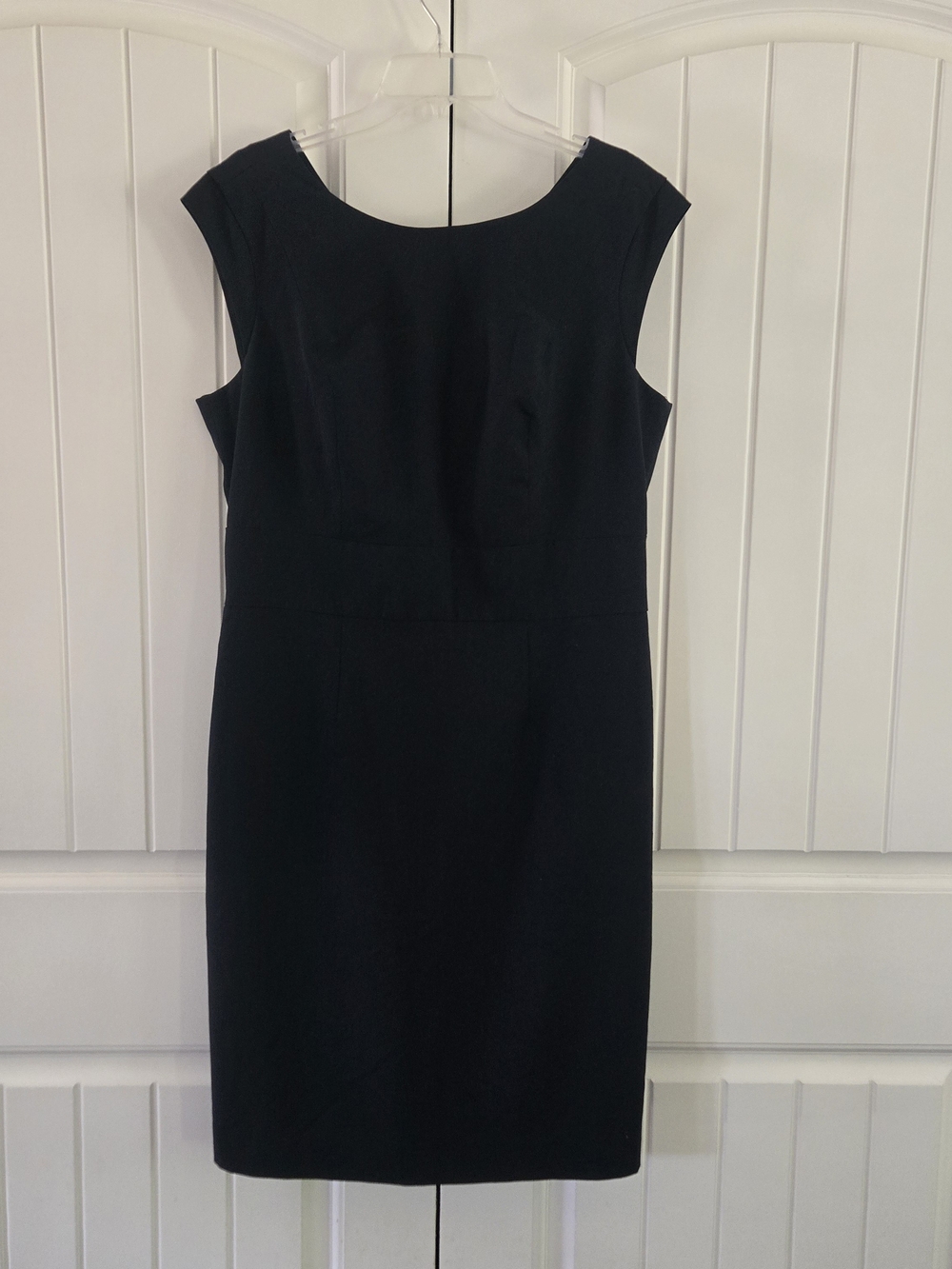 The Limited Navy Blue Sleeveless Sheath Dress Work Office Career LBD Classic 16